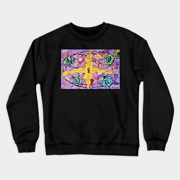 Creation Myth I Crewneck Sweatshirt by Great Auk Art